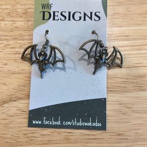 Bat earrings